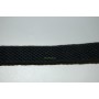 Entourage de tole armé recouvert de tissu en coton tressé Noir