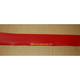 Bordure de moquette en simili rouge largeur 45mm