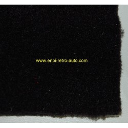 Moquette noire en 1.33m de large