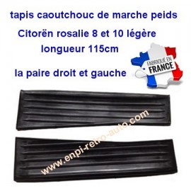 Tapis de marche pieds Citroen Rosalie 8 & 10 légère (1.15m)