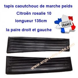 Tapis de marche pieds Citroen Rosalie 10 normale (1.35m)