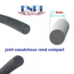 Joint compact rond diamètre 6mm