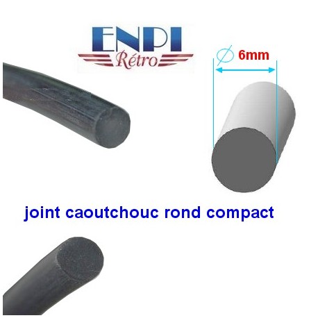Joint compact rond diamètre 6mm