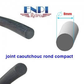 Joint compact rond diamètre 8mm