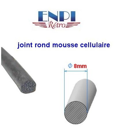 Joint cellulaire rond diamètre 8mm