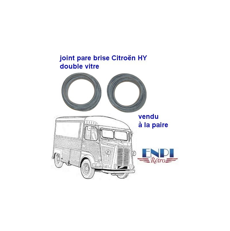 citroën HY joint soudé pare-brise 2 pièces