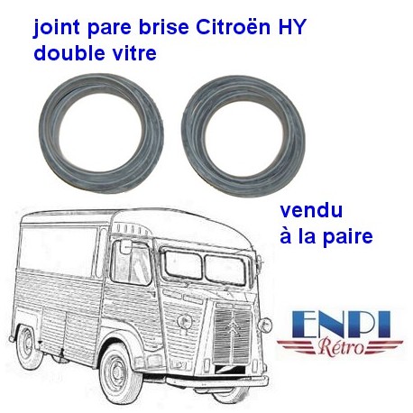 citroën HY joint soudé pare-brise 2 pièces