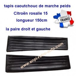 Tapis marche pieds Citroën rosalie 15 (1.50m) 