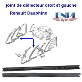 Joint de déflecteur Renault Dauphine