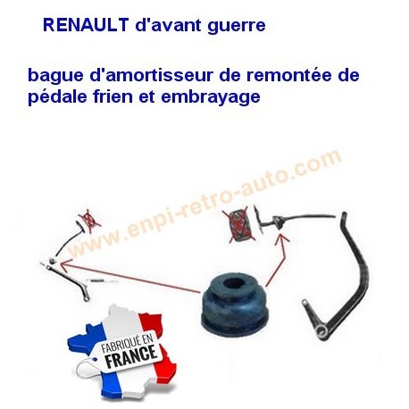 Bague amortisseur de remonté de pédale