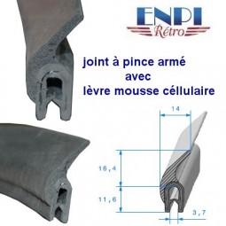 Joint de coffre armé à lèvre cellulaire