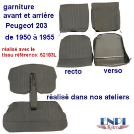 garnitures de siège et banquette Peugeot 203