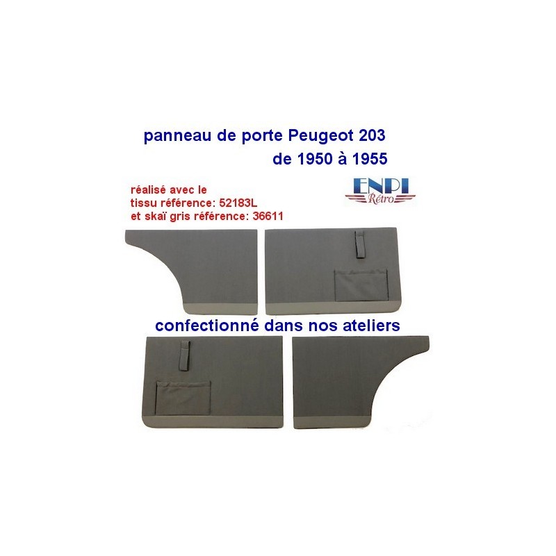 Panneaux de portes Peugeot 203