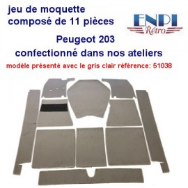 Jeu de moquette Peugeot 203