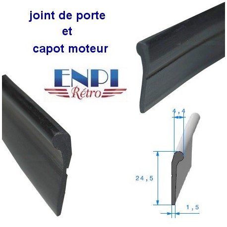 TIDO - Joints de porte, joints de coffre, Durites, Joints d