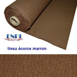 Tissu écorce marron