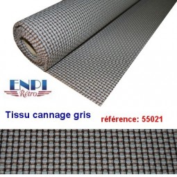 Tissu Cannage Gris Renault 4CV