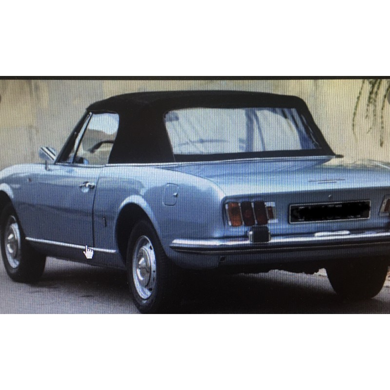 Peugeot 504 - Capote - Toile noire/noire +lunette