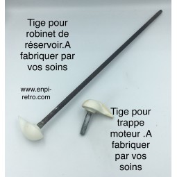 Bouton trappe moteur et robinet essence Isetta velam