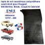 Tapis de sol avant droit Peugeot 404