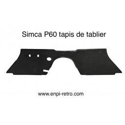 Simca P60 tapis de tablier