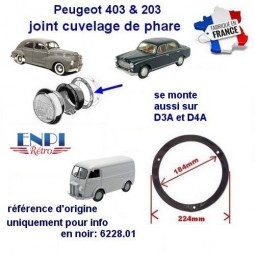 joint cuvelage Peugeot 203, 403, D3A, D4A