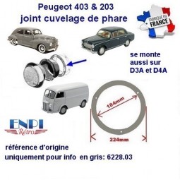 joint de cuvelage Peugeot 203, 403, D3A, D4A
