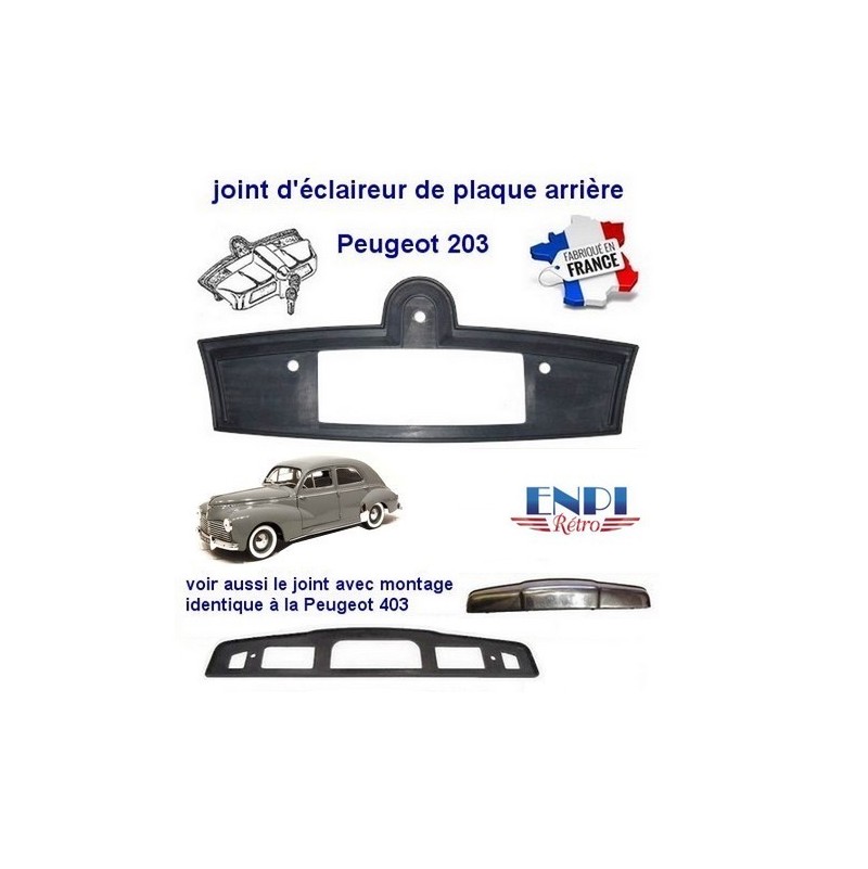 Joint d' éclaireur de plaque Peugeot 203