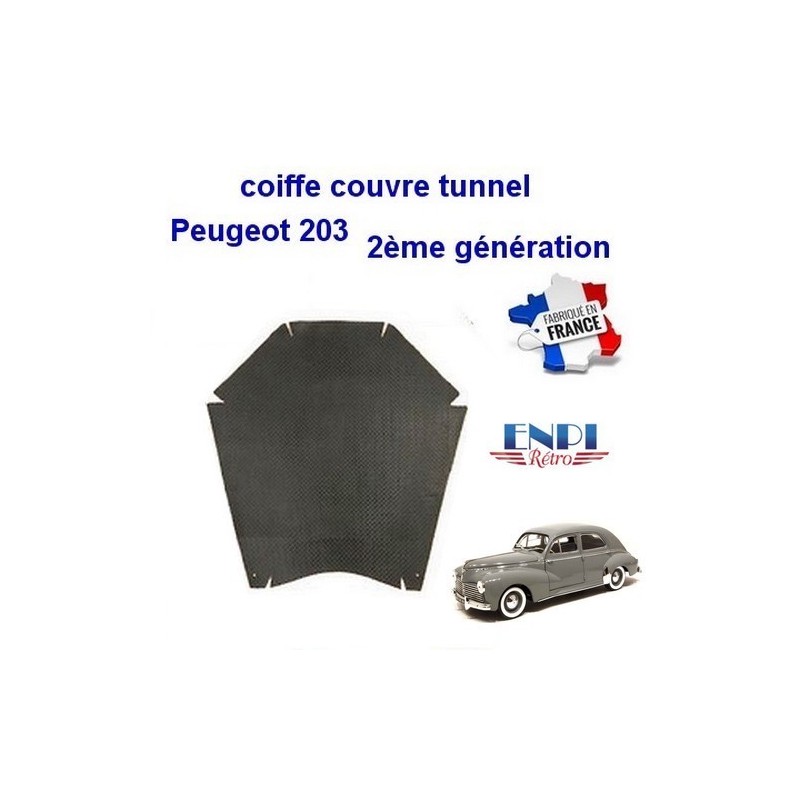 Coiffe de tunnel de boite Peugeot 203 2ème génération