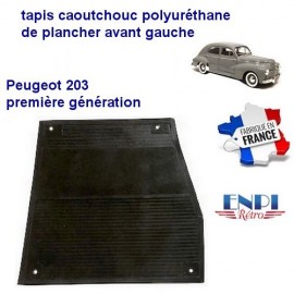 Tapis de sol avant gauche plancher Peugeot 203