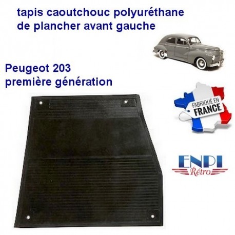 Tapis de sol avant gauche plancher peugeot 203