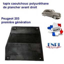 Tapis Peugeot 203 avant droit supérieur 1er modèle