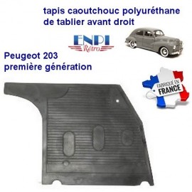 tapis peugeot 203 tablier avant droit