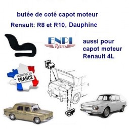 Butée Capot Renault 8 &10 - Dauphine - Caravelle - 4L