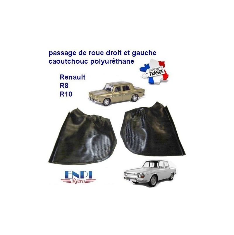 Passage de roue Renault 8 & 10 noir