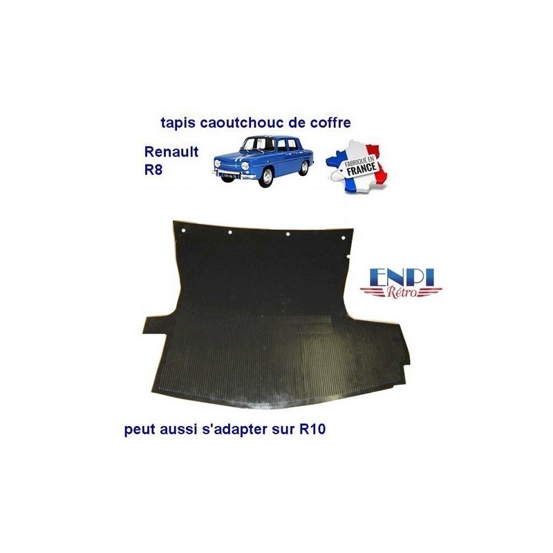 Tapis de coffre Renault 8 & 10 noir