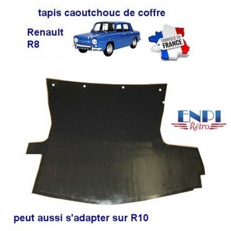 Tapis de coffre Renault 8 noir