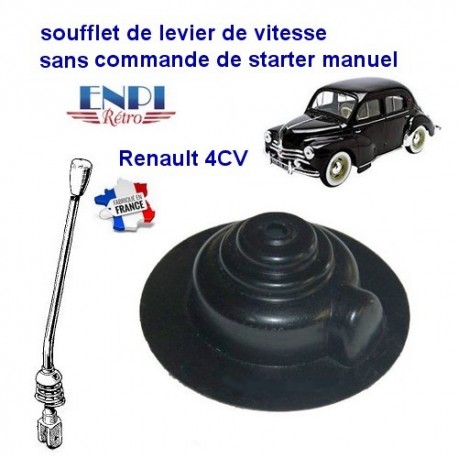 Soufflet de levier de vitesse Renault (starter) noir