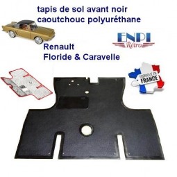 Tapis de sol avant Renault Caravelle & Floride rouge