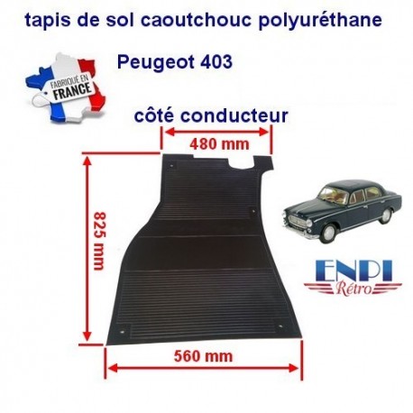 Tapis avant gauche Peugeot 403