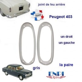 1er montage Joint caoutchouc noir de feu AR G ou D Peugeot 403 sauf L et U5 ess 