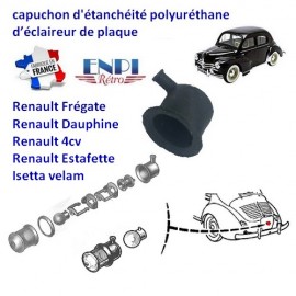 Capuchon éclaireur de plaque Renault
