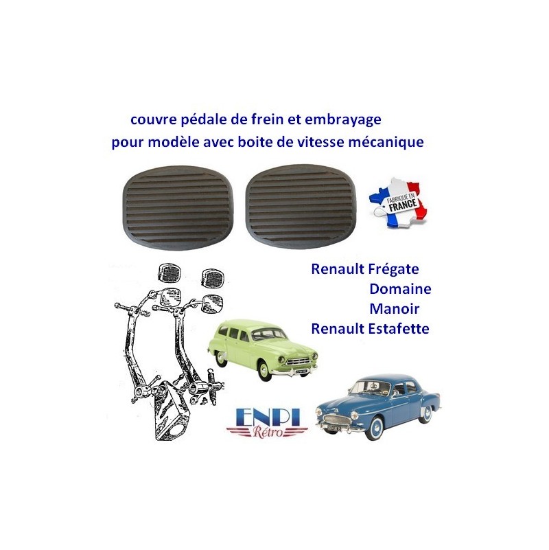 Couvre pédale Renault Estafette, Frégate