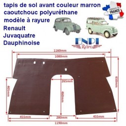 Tapis de sol Renault Dauphinoise, Juvaquatre