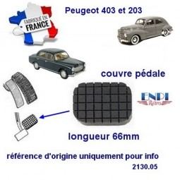Couvre pédale Peugeot