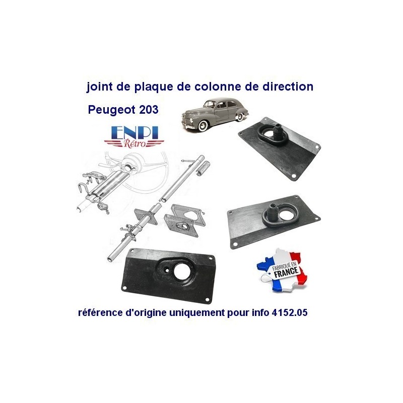 Joint plaque de colonne direction Peugeot 203