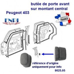 Butée sur montant Peugeot 403