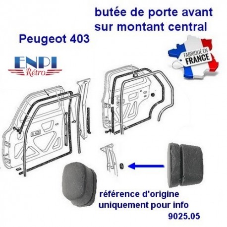 Butée sur montant Peugeot 403
