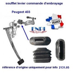 Soufflet commande d'embrayage Peugeot 403