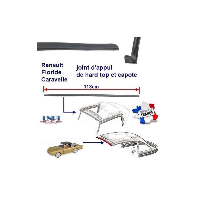 joint d'appui Renault Floride, Caravelle